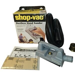 Vintage Shop-Vac Dustless Hand Sander Drywall Kit 6ft Hose Conversion Analog